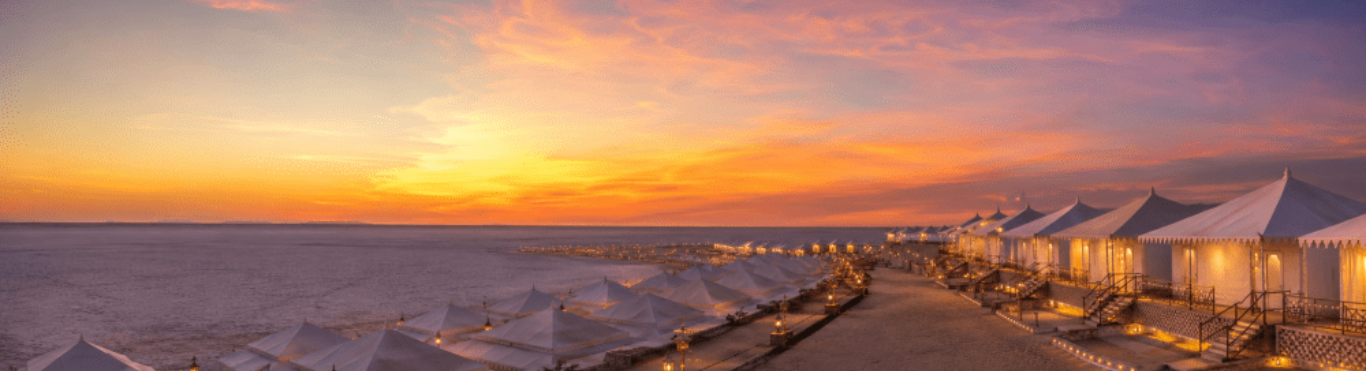 Rann Utsav Tent City at Dhordo, White Rann of Kutch